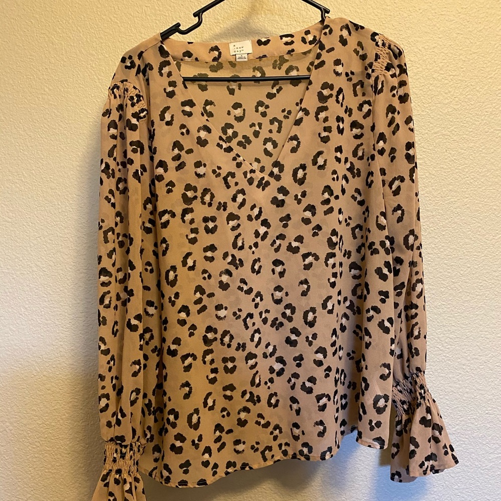 Cheetah Print blouse
